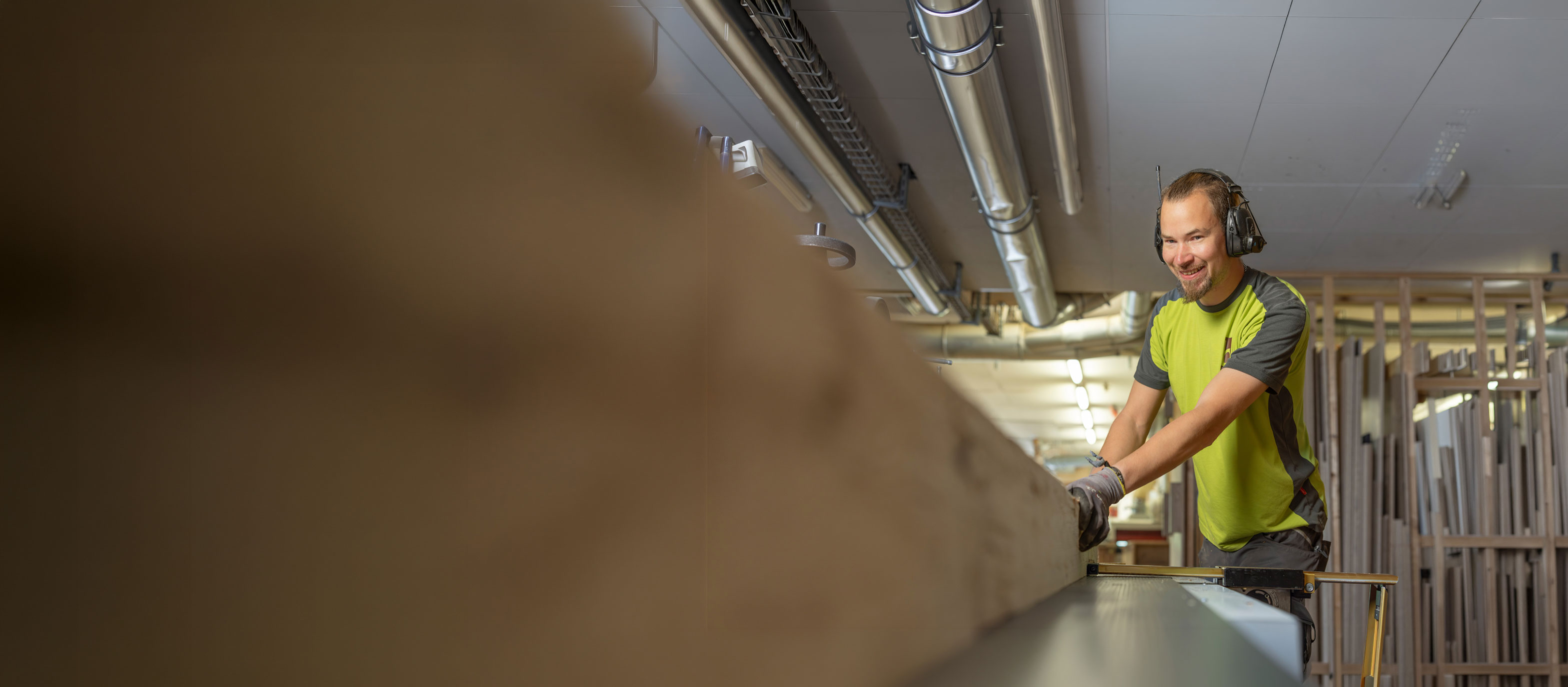 Arbeiten bei der Bieri AG Schreinerei für Innenausbau und Altholz in Weissenburg